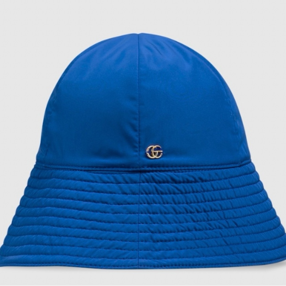 Gucci Royal Blue Hat with Logo